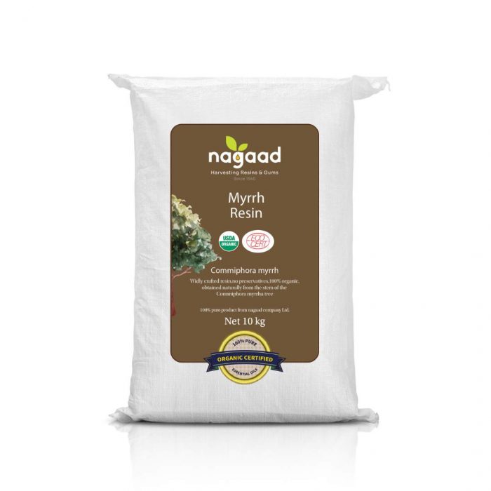 Organic Commiphora Myrrh Resin Hagar - 10 Kg